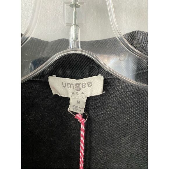 Umgee Mid Button Down Stone Wash Wide Leg Distressed Jumpsuit & Side Pockets wit - Picture 7 of 11